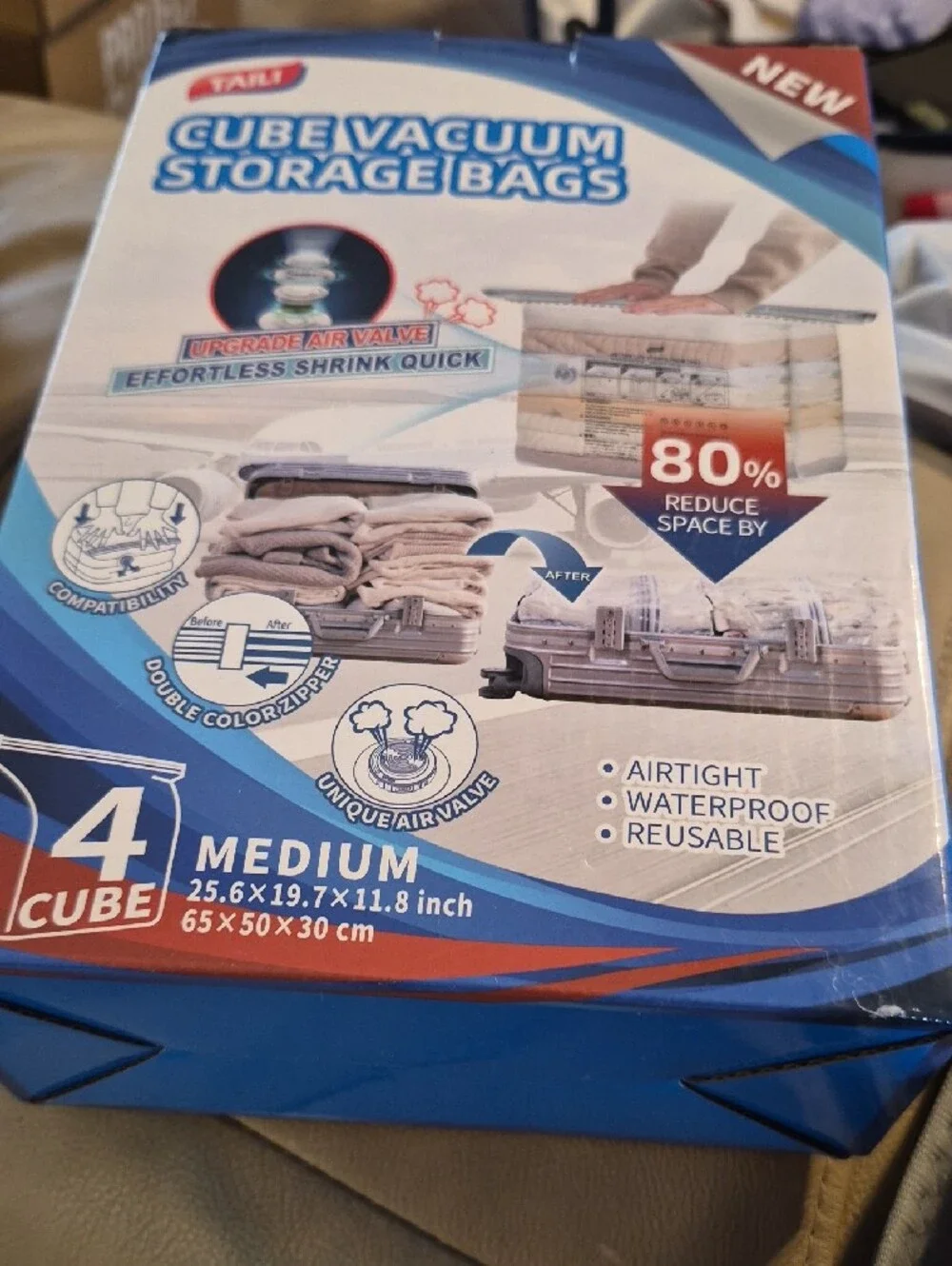 Cube Vacuum Storage Bags - New